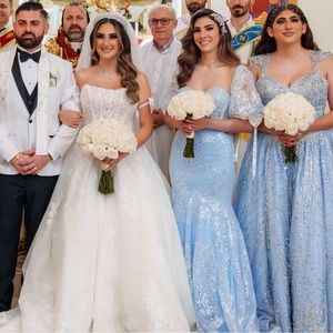 Light Blue Sherri Hill Formal Dress/Gown